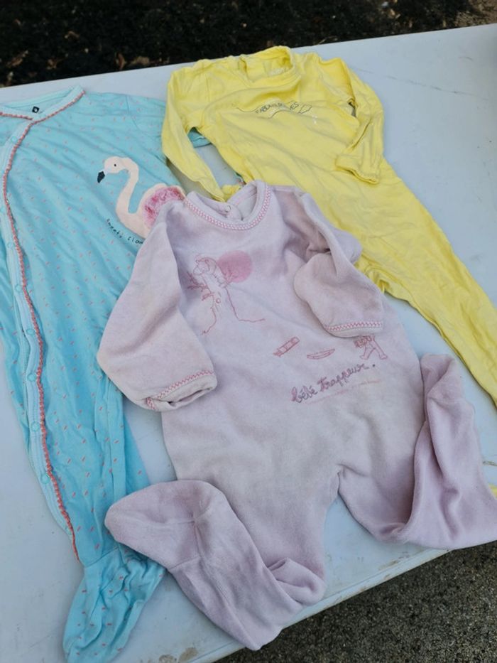 Lot pyjamas 12 mois fille - photo numéro 4