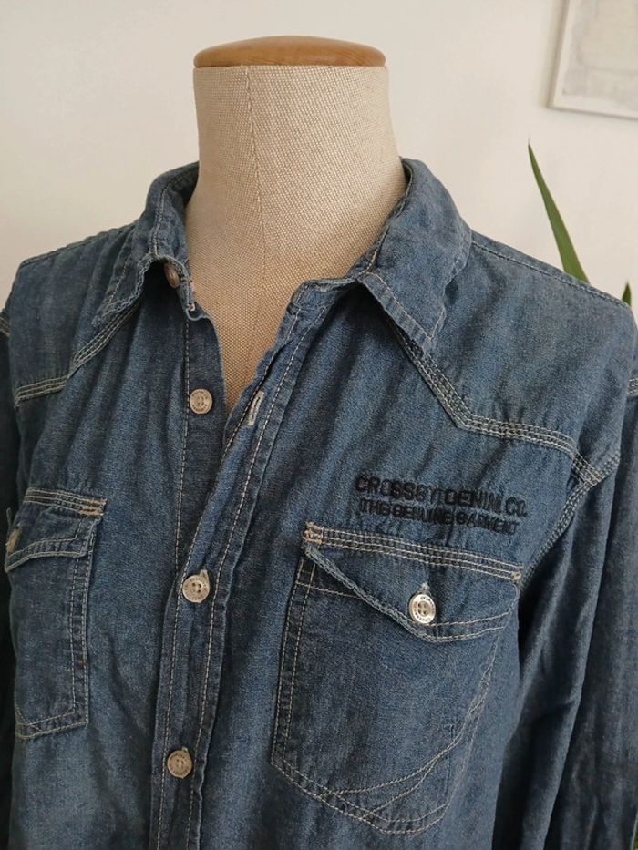 Chemisier en jeans Taille XL🌿💝 - photo numéro 2