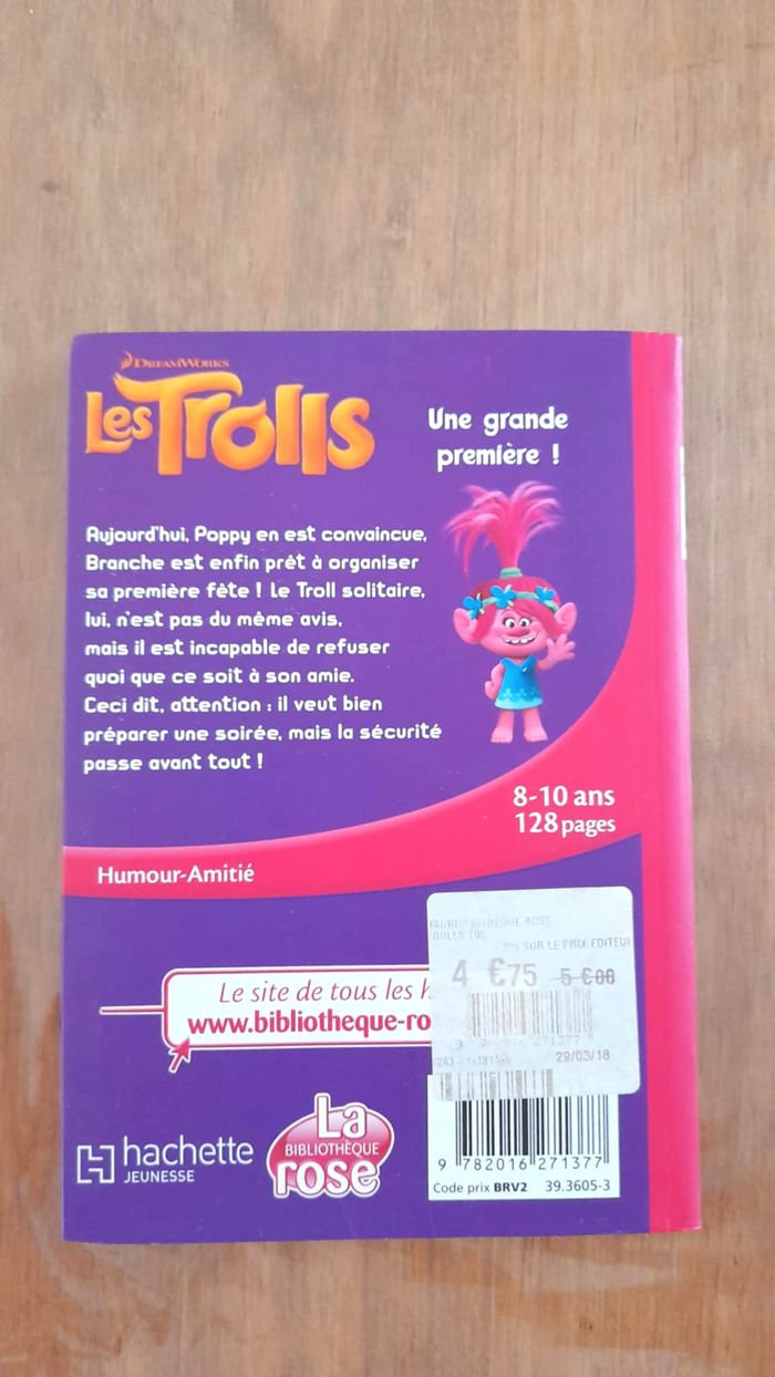 📚 Les Trolls – Bibliothèque Rose – 6/8 ans - photo numéro 3