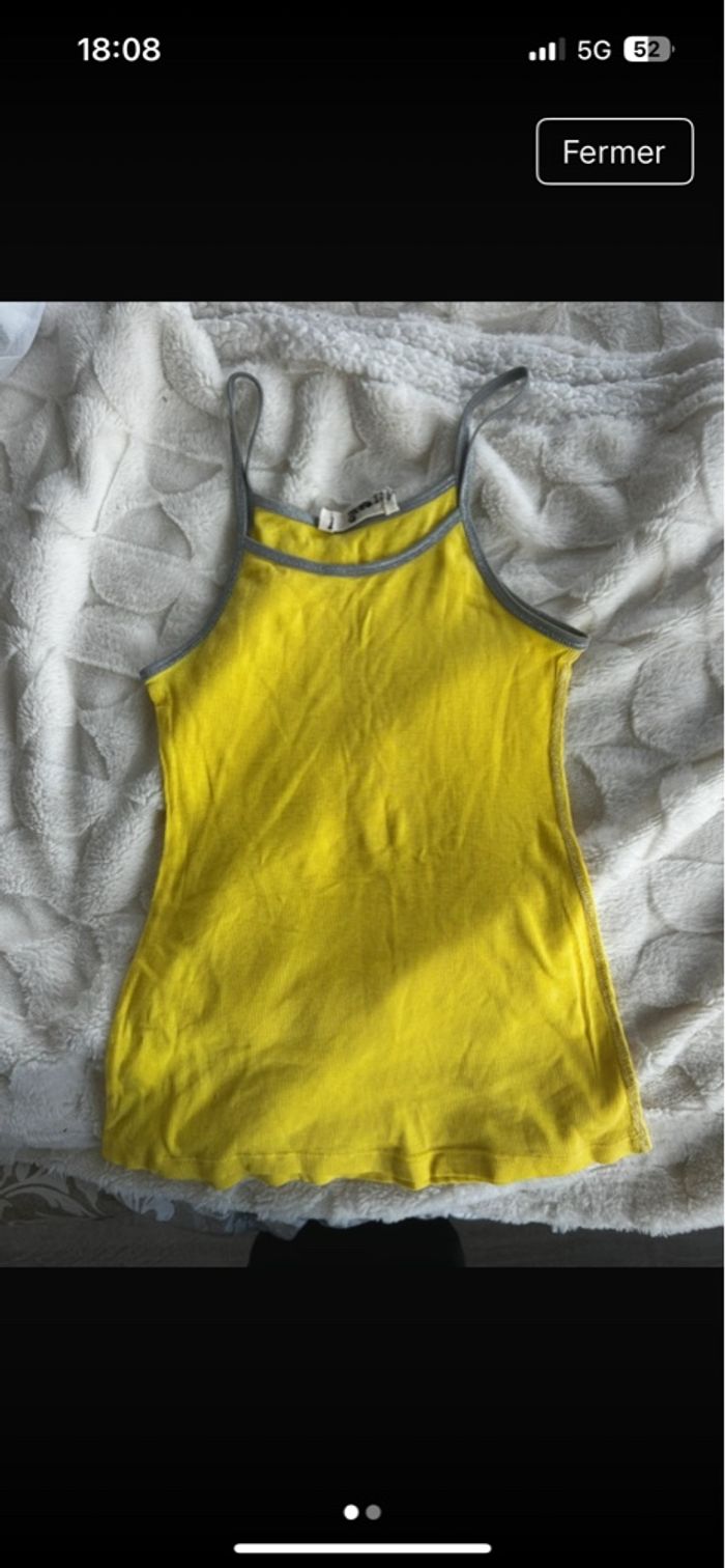 Débardeur jaune