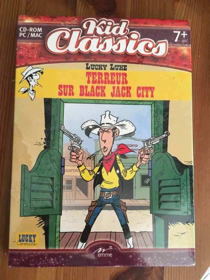 Jeu Lucky Luke Terreur sur black Jack city