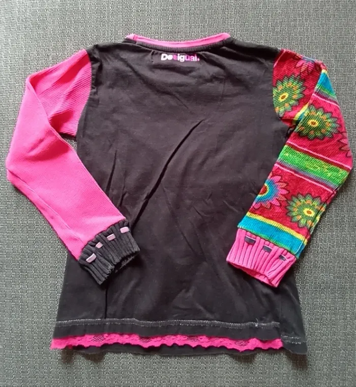 Pull coeur Desigual 7/8 ans - photo numéro 2