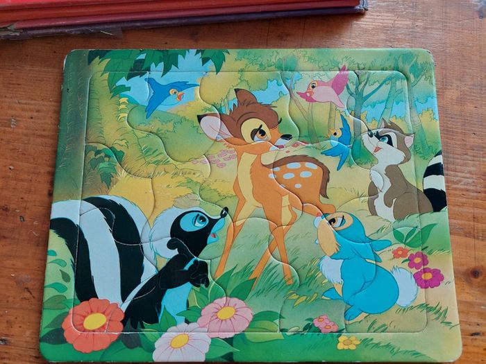 Lot de 5 puzzles vintage Nathan Walt Disney - photo numéro 2