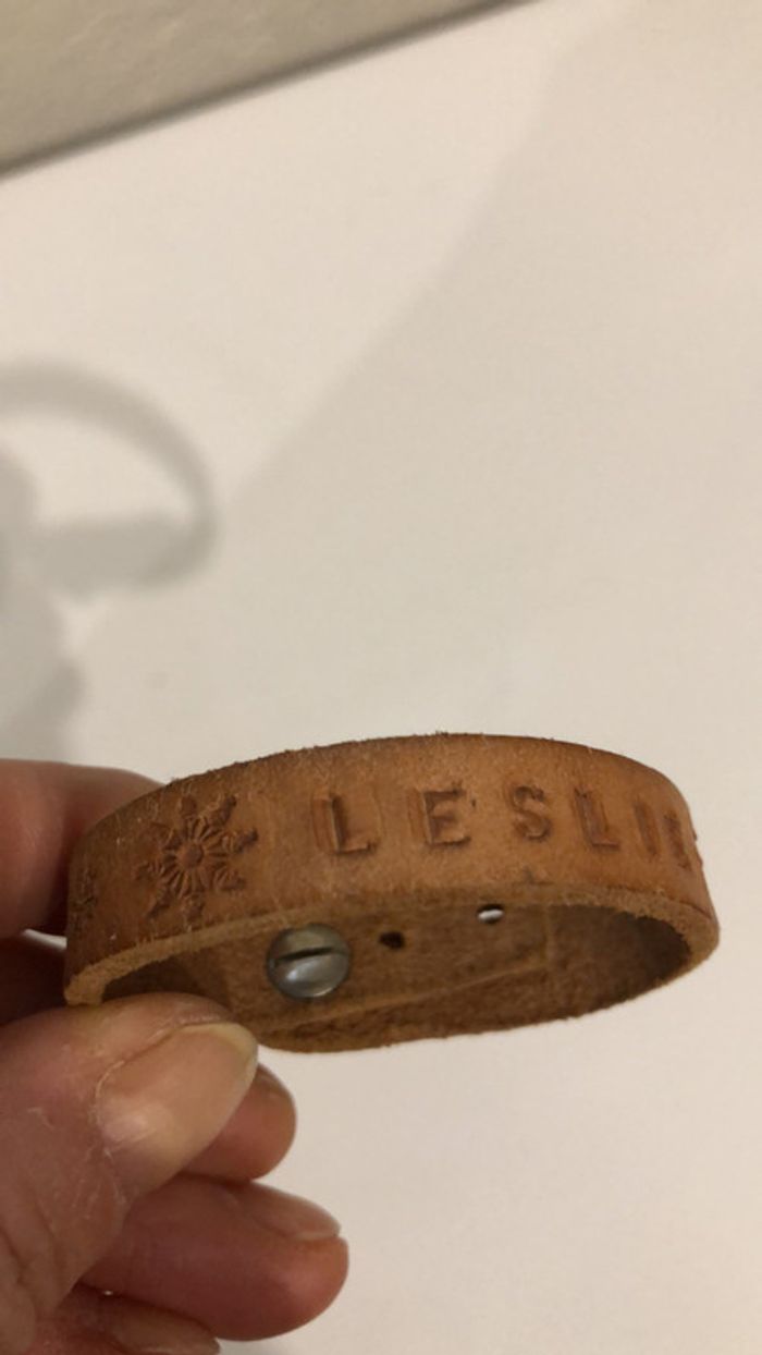 Bracelet en cuir Leslie - photo numéro 6