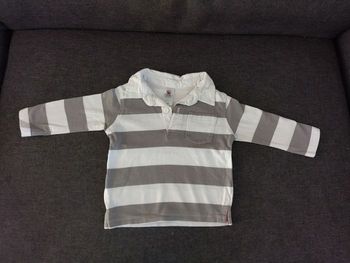 Polo manches longues taille 6 mois