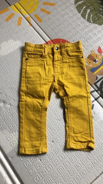 Pantalon jaune Gemo 12 mois