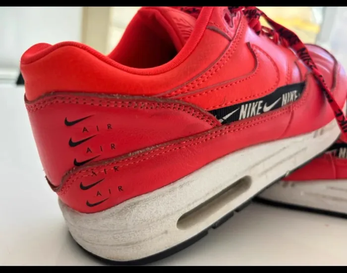 Nike Air Max 1 Overbranding Bright Crimson – Taille 38 – Excellent état - photo numéro 2