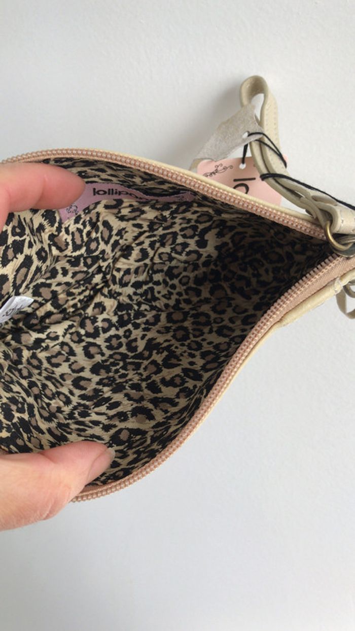 Pochette cuir beige lollipops - photo numéro 6