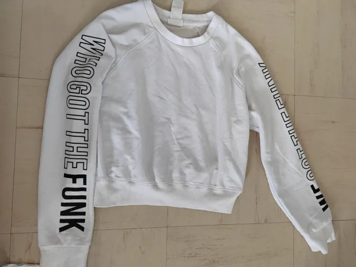 Sweat blanc
