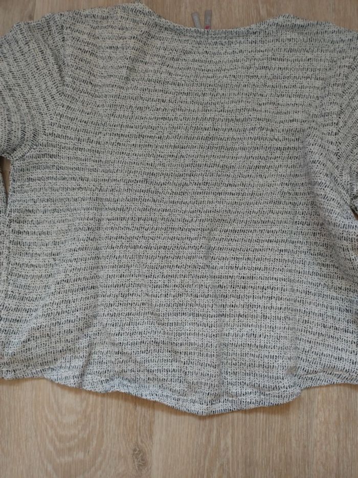 Pull court nœud fil argenté Orchestra - photo numéro 3