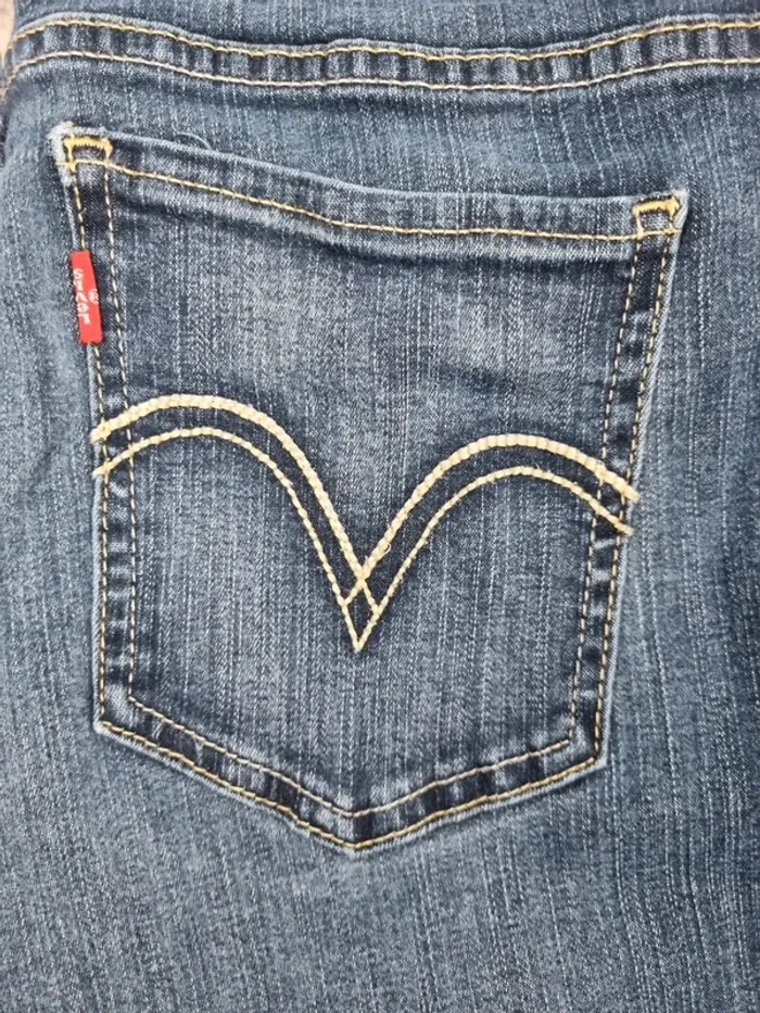 Jean Levi’s 535 Legging Bleu – Taille 38 Femme (mesures en photos) - photo numéro 9
