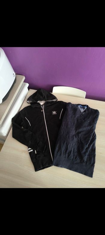 Lot veste et pull taille 14/16ans 