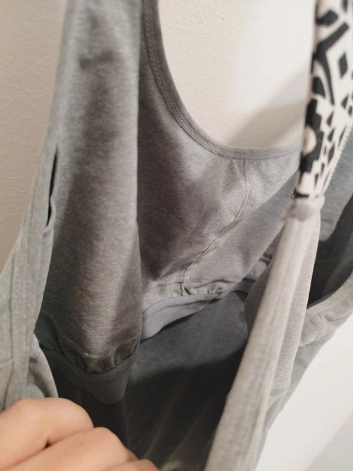 Tee-shirt manches courtes débardeur femme sport - photo numéro 6