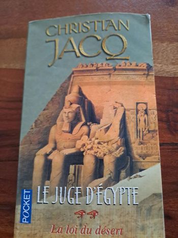 Livre Le Juge d'Égypte, Christian Jacq