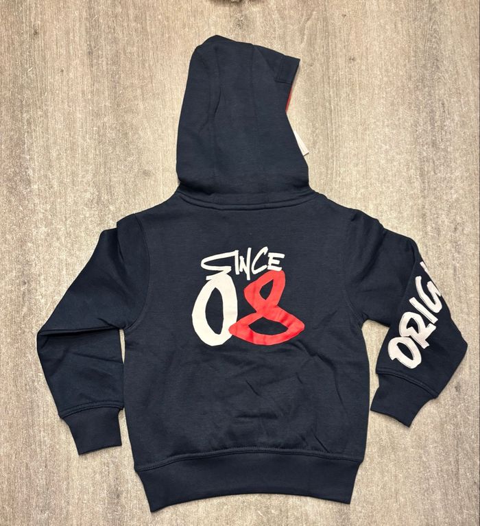 Sweat à capuche bleu Lee Cooper - photo numéro 2