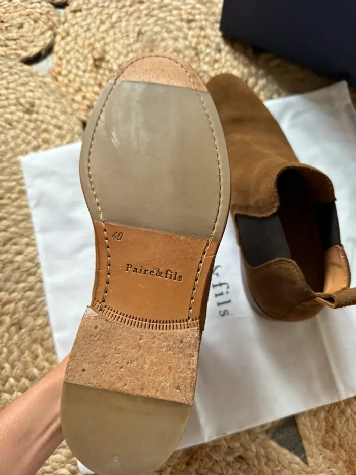 Bottines chelsea - Paire et fils - taille 40 - photo numéro 4