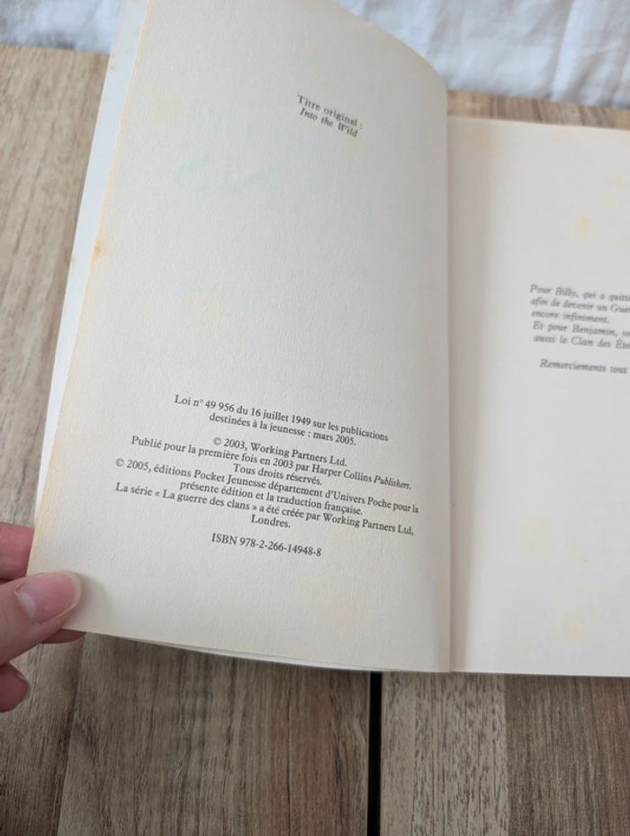 Lot livres La guerre des Clans - photo numéro 5