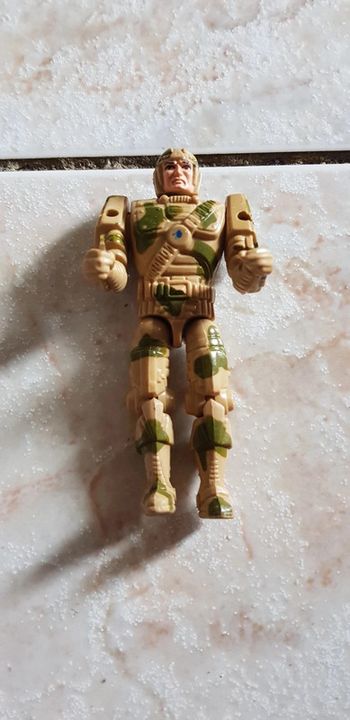Figurine collector vintage captain power 1986
