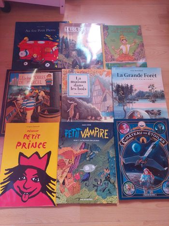 Lot 9 livres "L'école des Loisirs" état satisfaisant (voir description) 📚