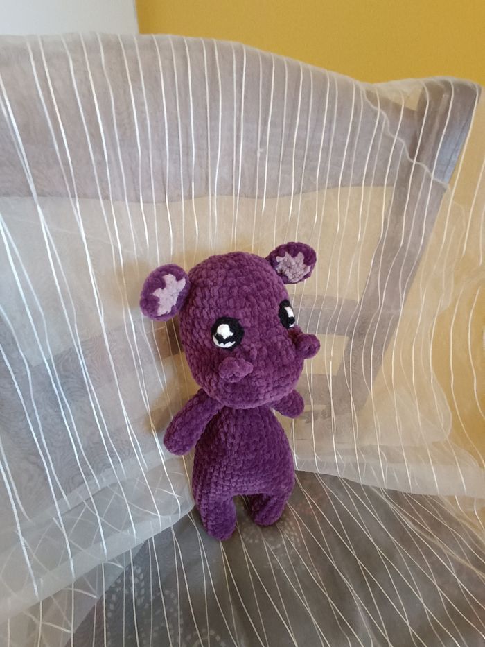 Hippopotame amigurumi peluche - photo numéro 3