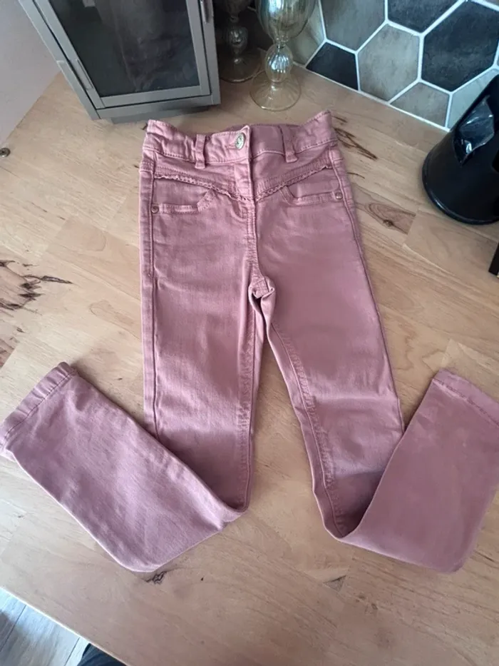pantalon super skinny Lea vieux rose • TAO • 6 ans - photo numéro 2