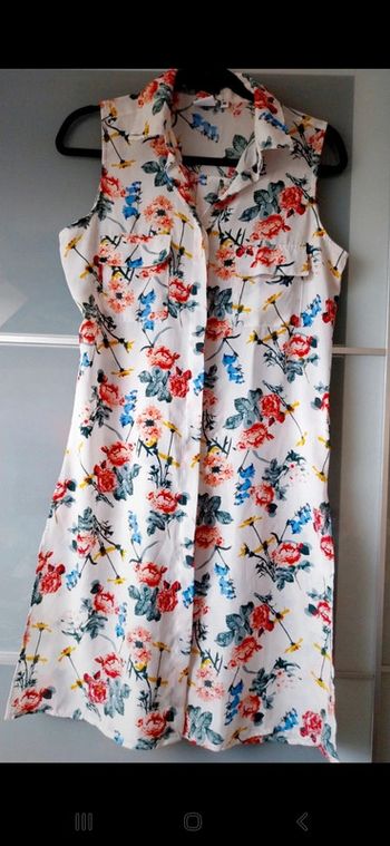 Longue chemise sans manche