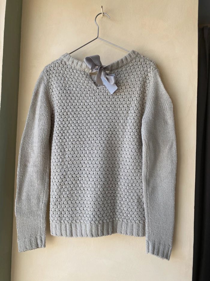 Pull beige Premaman S - photo numéro 4