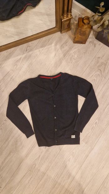 Gilet bleu marine moulant style dandy Kiabi 🏔12 ans