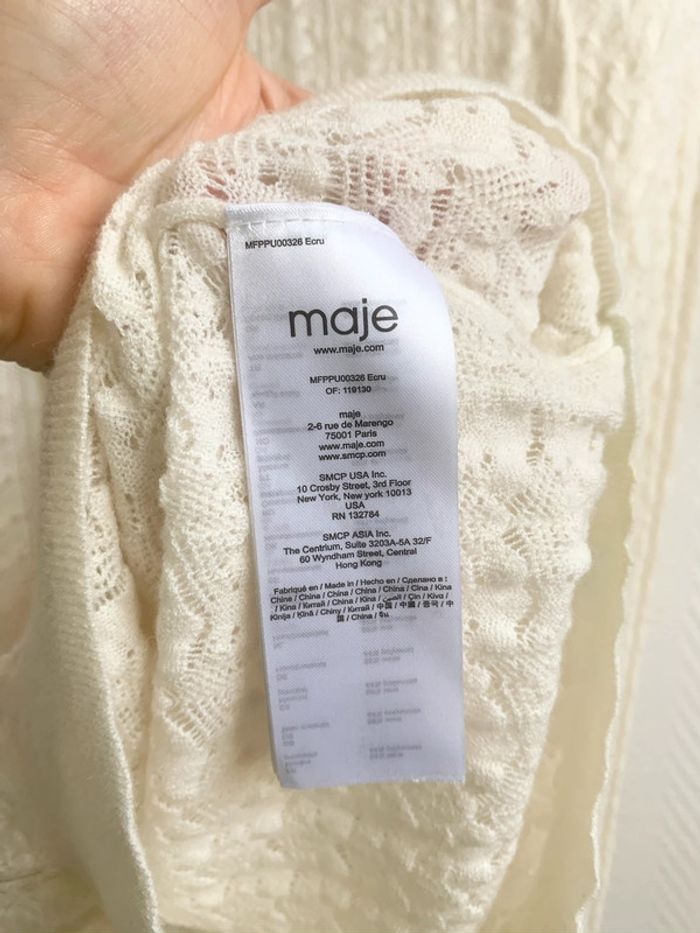 Très beau Pull en maille fine Maje | prix boutique 295€ - photo numéro 8