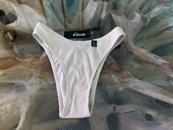 Bas de maillot de bain Etam brésilien High tierra beige 36 - photo numéro 2