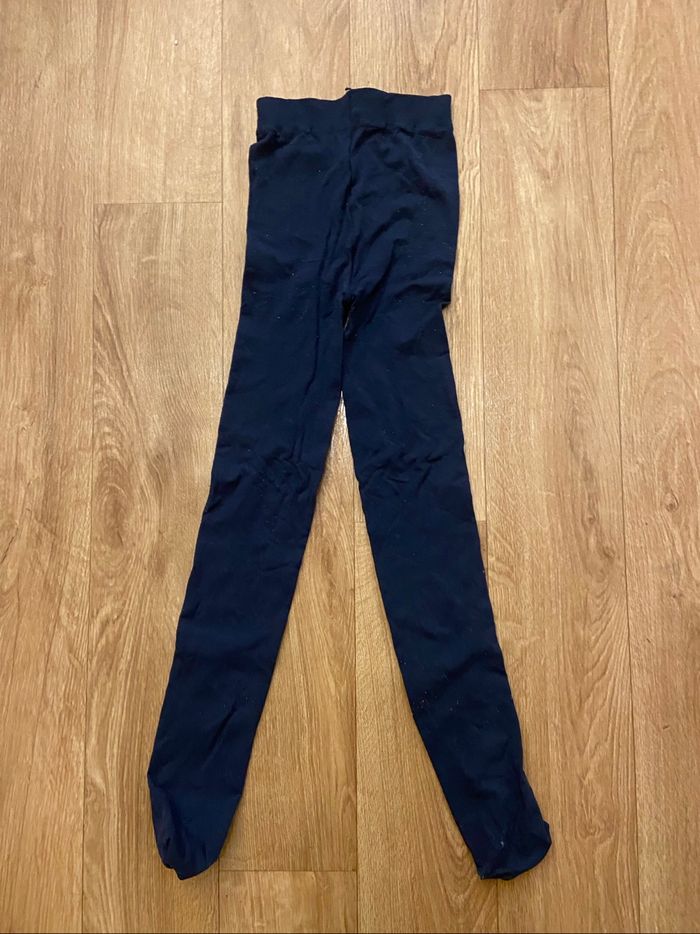 Lot de 3 paires de collants marine 5/6 ans - photo numéro 2