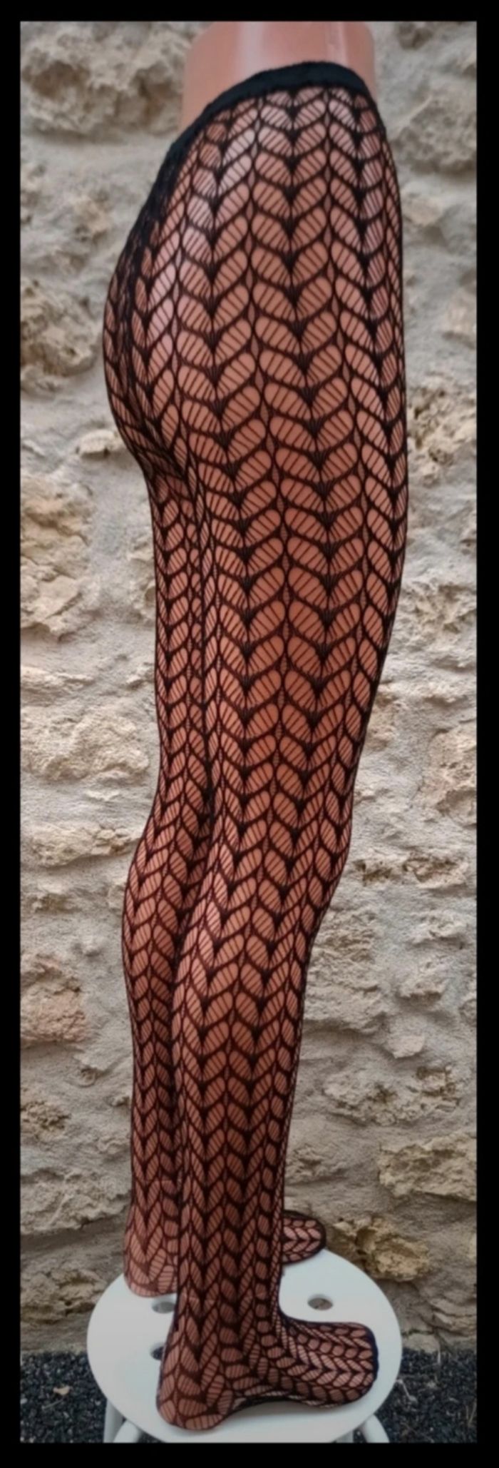 Collant résille motif fantaisie - photo numéro 4