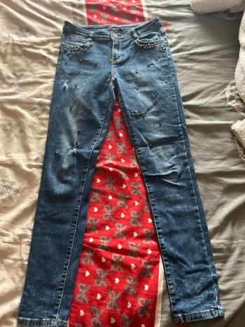 Jean avec perles