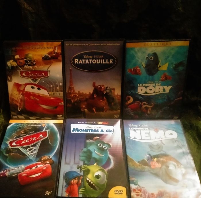 Walt Disney Pixar Pack 6 films DVD
