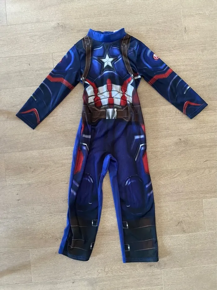 Déguisement Avengers Captain America 5/6 ans Rubies - photo numéro 4