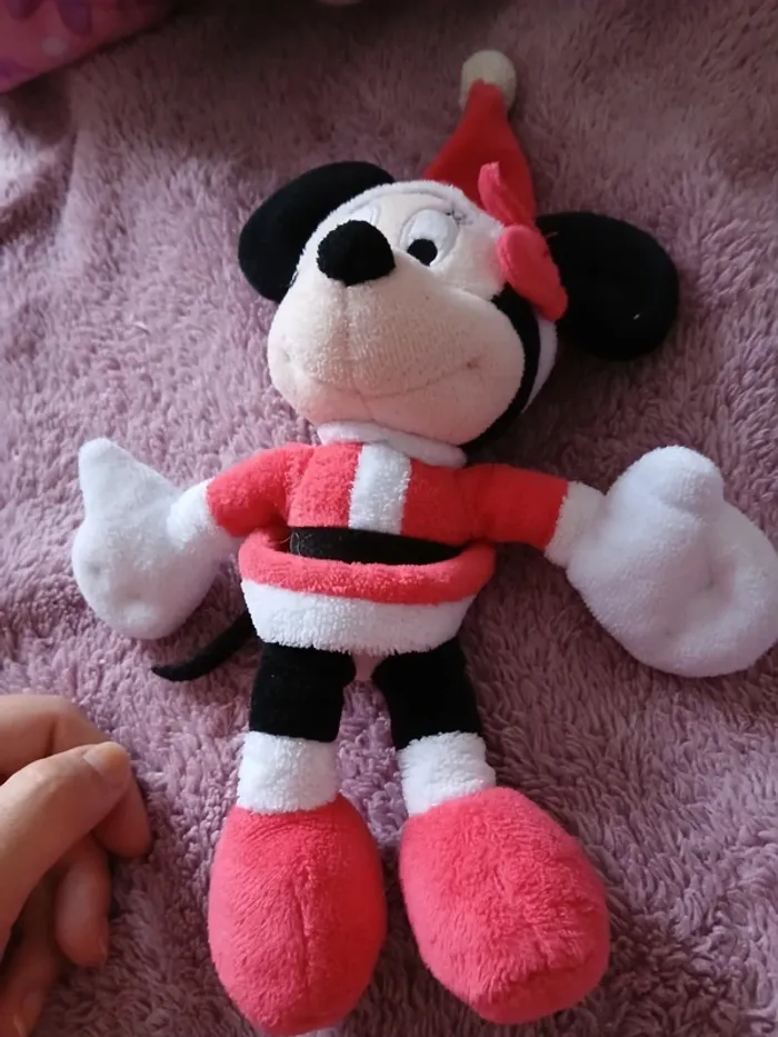 Peluche minnie de noel