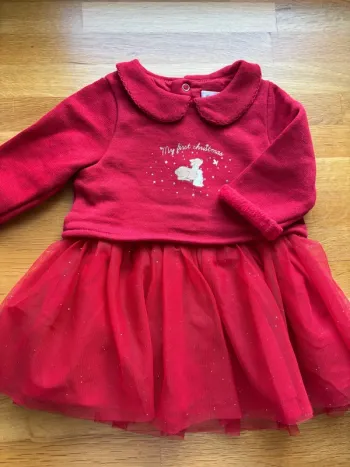 Belle robe de Noël Vertbaudet 6 mois