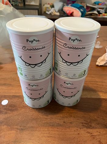 4 Lait de croissance 3eme âge popote.