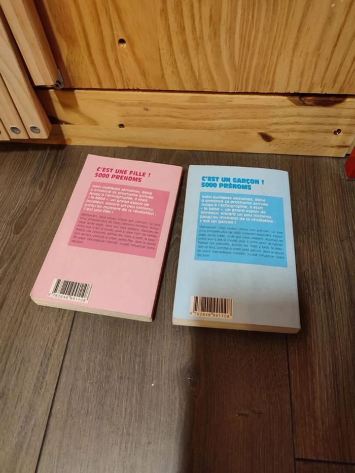 Lot 2 livres prénoms c'est une fille c'est un garçon - photo numéro 2