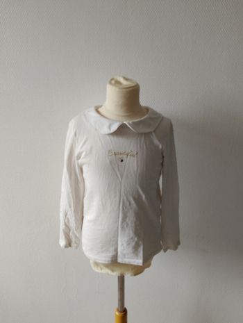 T-shirt blanc gémo 8 ans