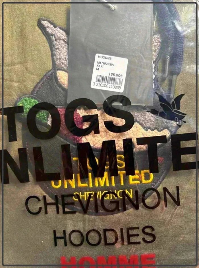 Pull édition limitée chevignon taille 38 neuf sous plastique - photo numéro 2
