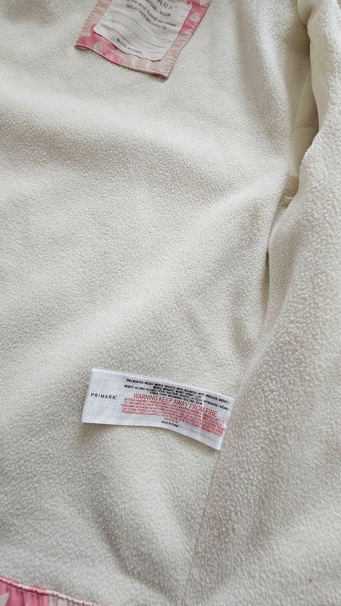 Ciré fille 18-24 mois 92 cm 🌸 Imperméable Primark mi-saison - photo numéro 7