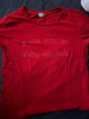 T-shirt  rouge