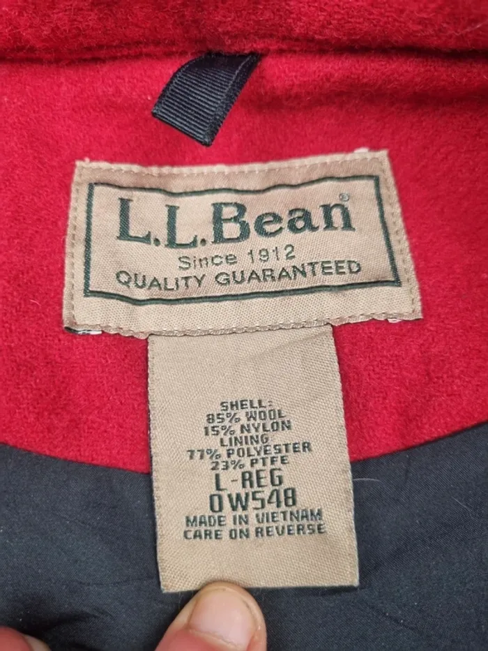 Veste rouge zippée L.L. Bean – Taille L Homme (mesures en photos) - photo numéro 5