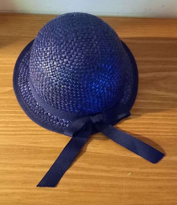 Chapeau fille 100 % paille en 50 cm - photo numéro 6