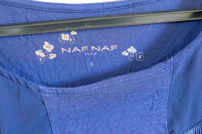 C50 blouse marine NafNaf S - photo numéro 3