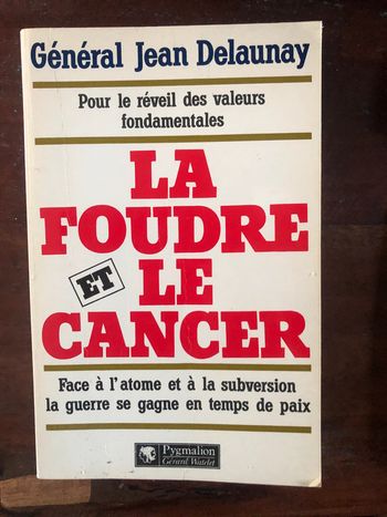 Livre "La foudre et le cancer"