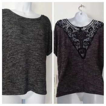 Tee-shirt dentelle femme.38..