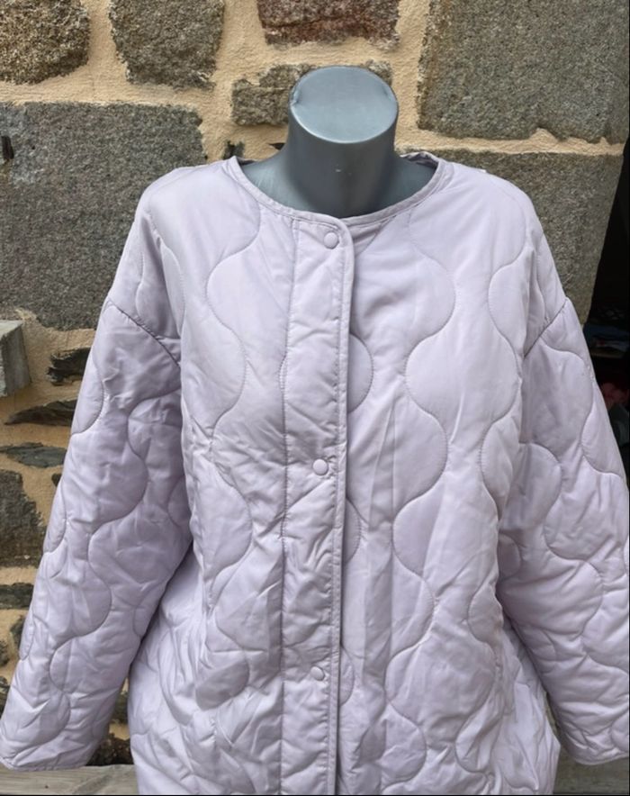 Doudoune longue lila - Weekend Collective - photo numéro 3