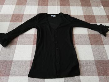 Chemisier transparent noir Jennyfer taille S